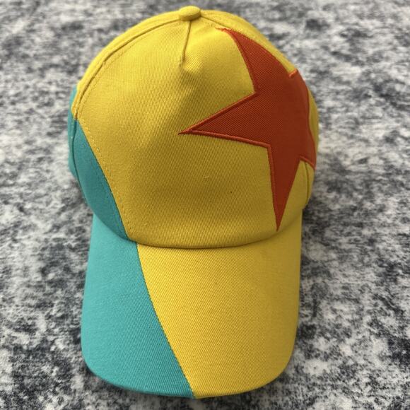Disney Parks Disney Pixar Snapback Cap Hats Yellow Teal Orange Star Adjustable - Picture 1 of 11